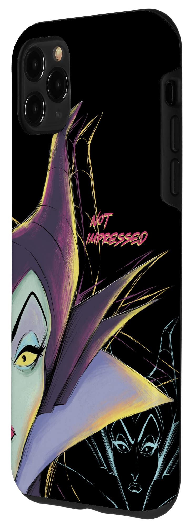 Custodia per iPhone 11 Pro Max Disney Villains Malefica non impressionato Halloween