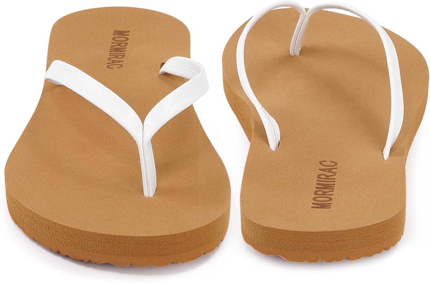 Womens Slim Leather Comfortable Flip Flops Summer Beach Thong Sandals Arch Support Non Slip - Image 2