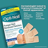 Vista 4 de Opti-Nail Parches de renovación de uñas fúngicas - 21 parches, el tratamiento nocturno mejora la apariencia de las uñas mientras duermes