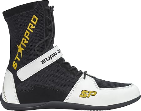 Starpro Boxing Shoes for Training & Competition   Lightweight Wrestling & MMA Footwear for Men & Women - Breathable Supportive Grip Sole