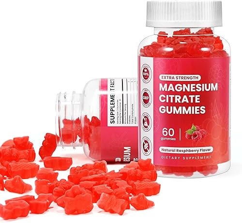Gomitas de glicinato de magnesio 400 mg, l-treonato de magnesio 200 mg gomita, magnesio quelatado y suplemento de complejo de potasio para apoyar la