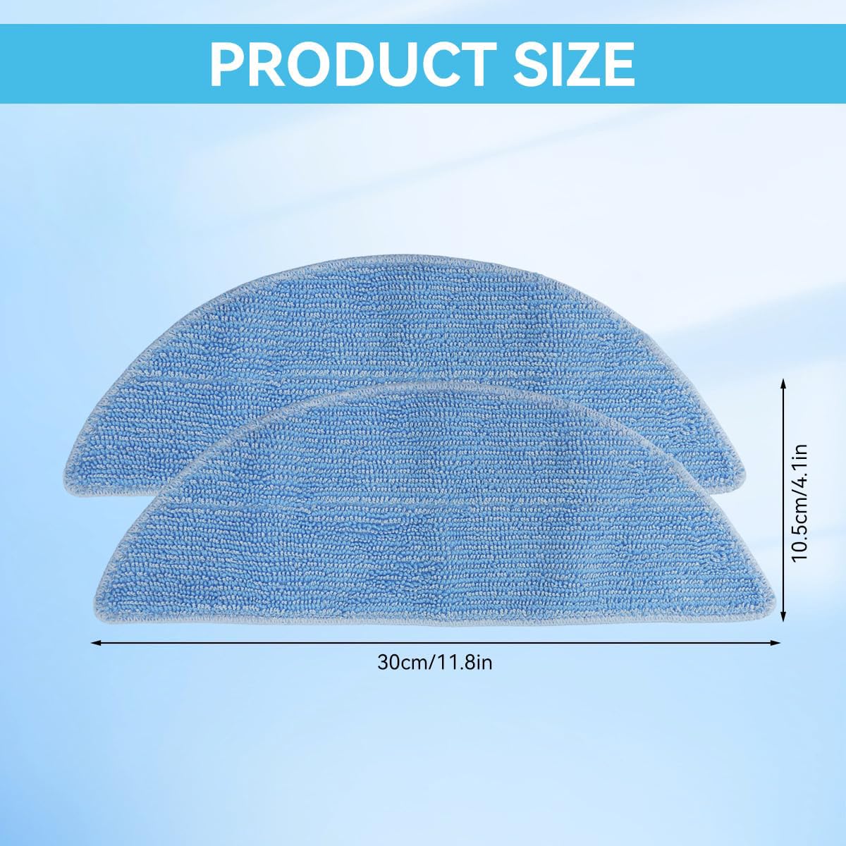 Finehepa Vacuum Cleaner Accessories Moppad Compatible with Ecovacs