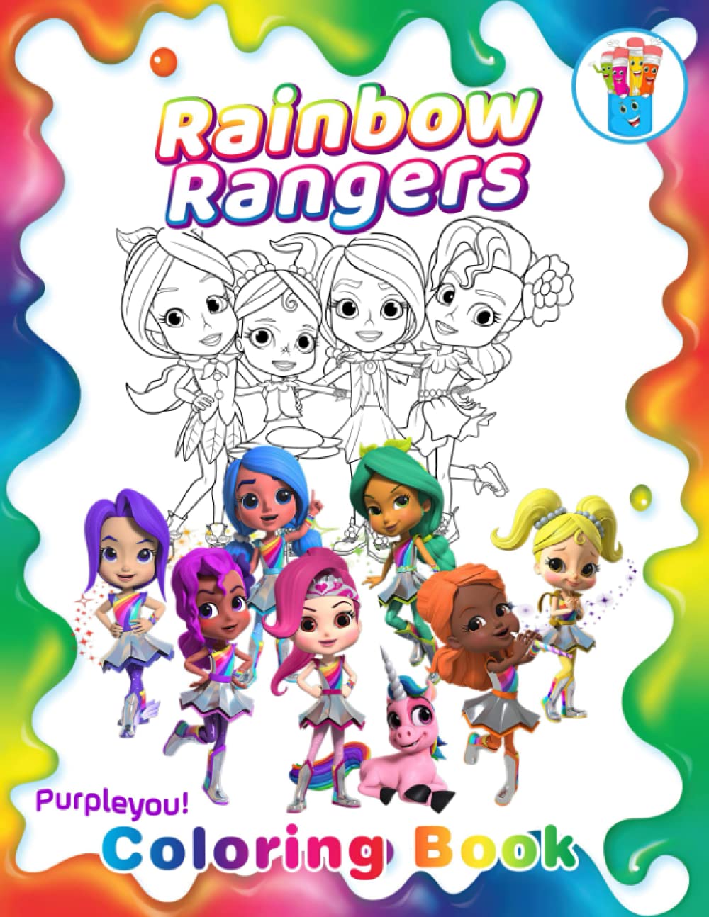 Rainbow Rangers Coloring Pages Rainbow Rangers Coloring Pages To Print