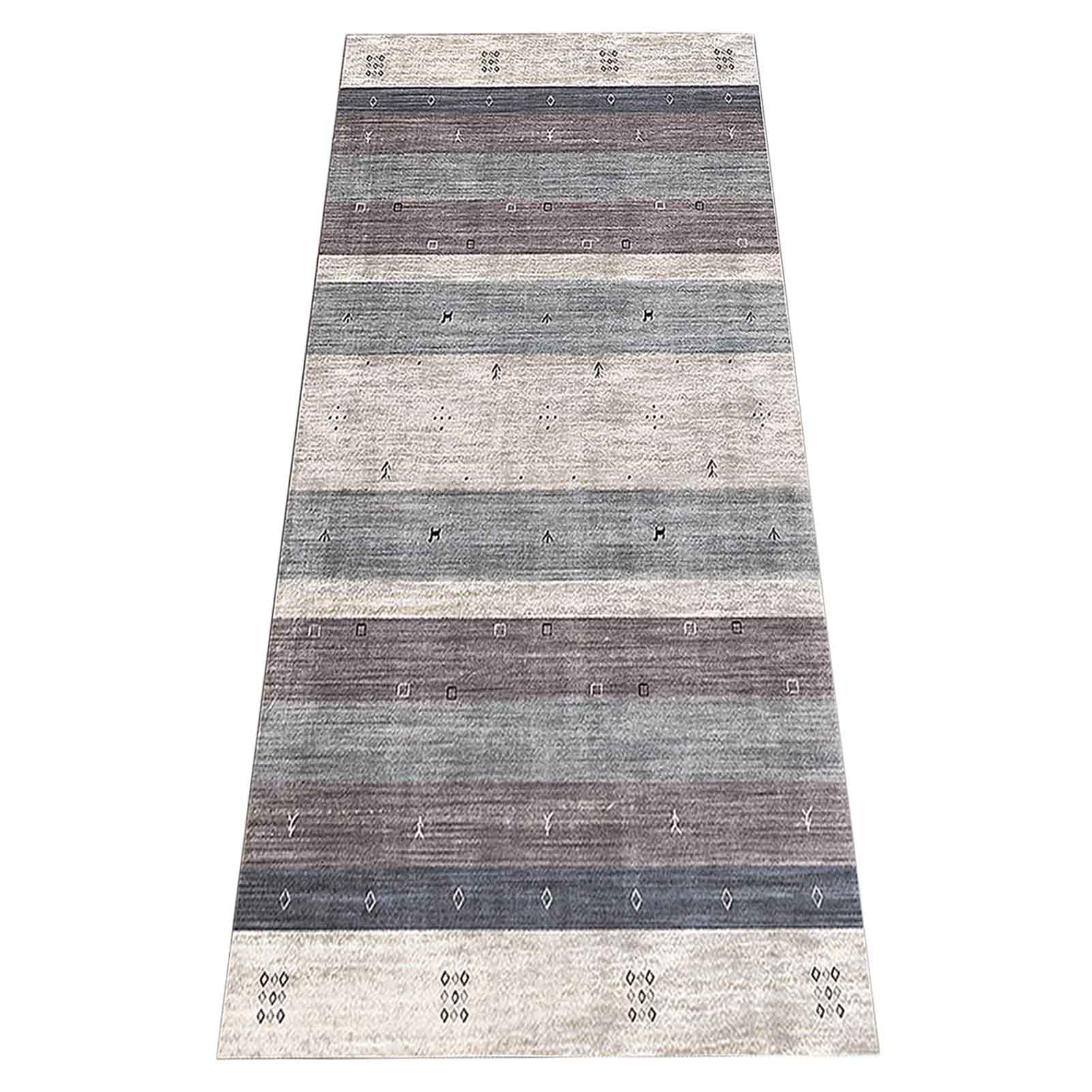 Tapis de cuisine 60x300cm lavable et tapis de couloir antidérapant pour buanderie