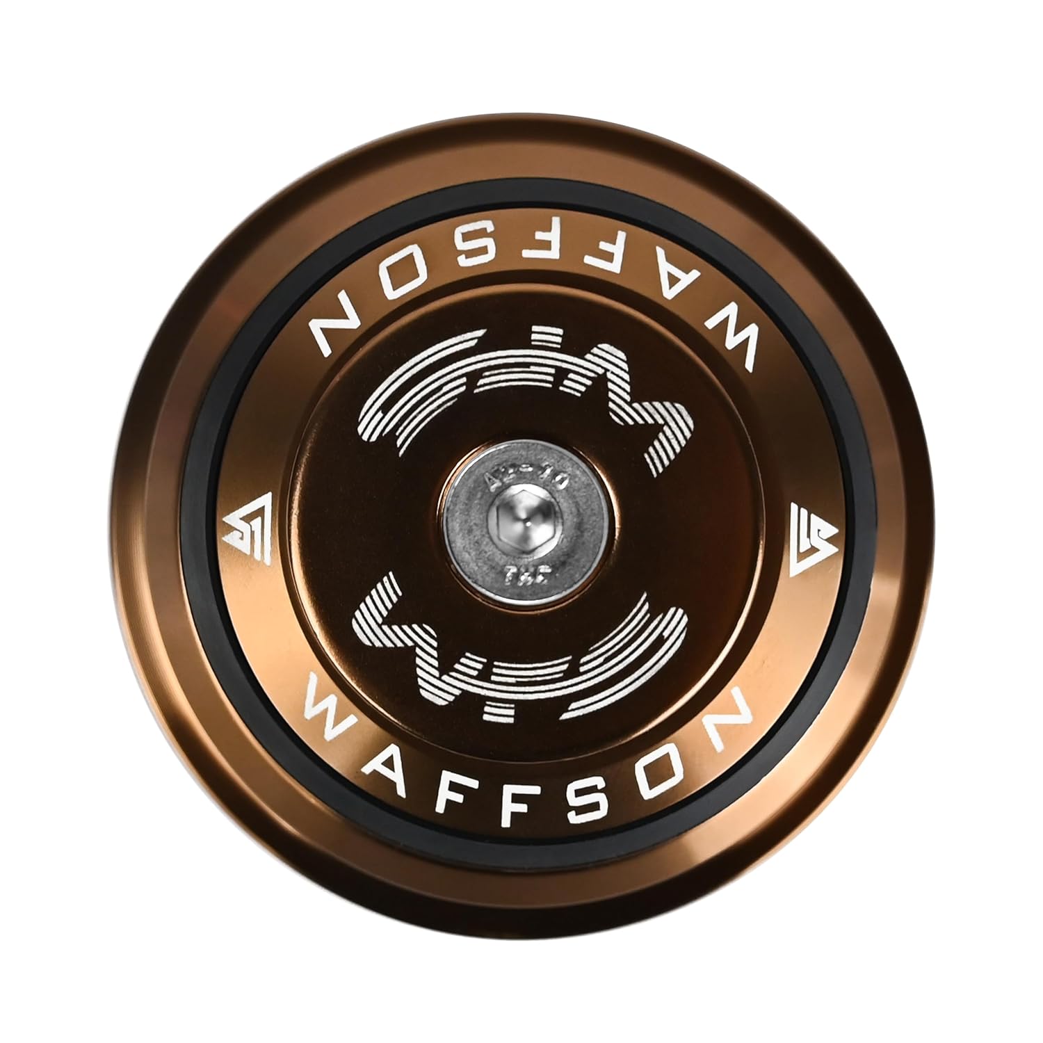 WFS HY713 1-1/8" to 1-1/2" Tapered Semi-Integrated Headset Set for 44 to 55.9mm Tapered Head Tubes -CNC Aluminum Alloy, Threadless, Sealed Bearings for Mountain/City/Road Bikes, MTB & BMX, Gold