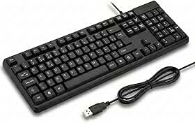 Teclado com Fio USB ABNT2 para PC e Notebook – Digitação Silenciosa, Conforto Ergonômico, Perfil Slim, Teclas Macias, Plug & Play, Alta Durabilidade, Ideal para Escritório, Estudos e Uso Diário