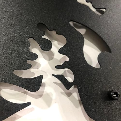 Miniatura 6 de Arte de pared de montaña de metal, decoración de pared de montaña, grandes montañas de arte de pared de metal, colgantes de pared, decoración de