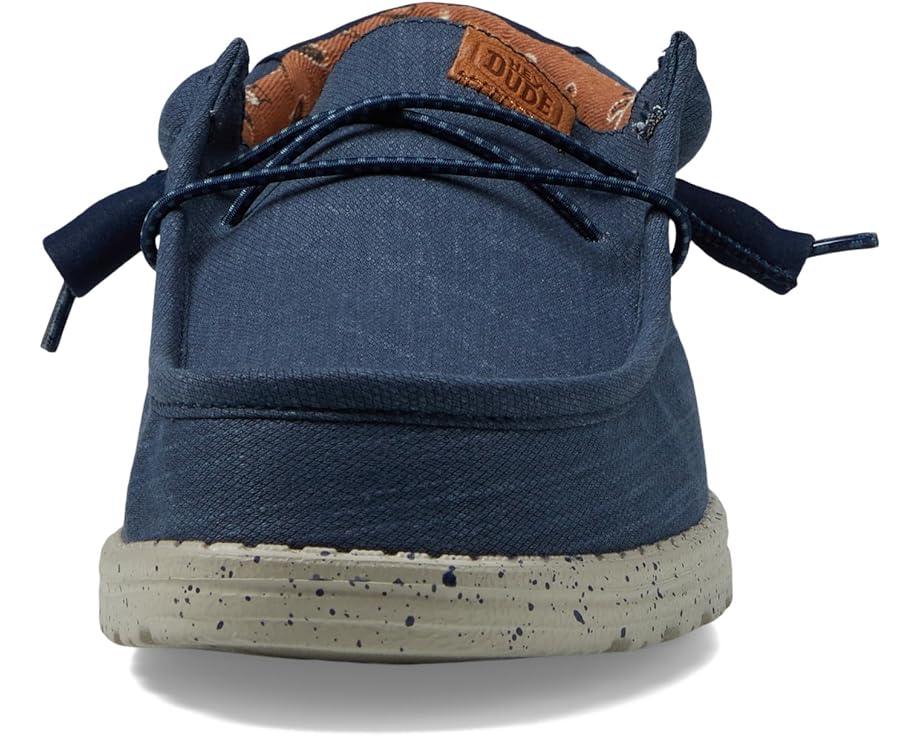 Hey Dude Wally Washed Canvas Slip-On Casual Shoes - Front View