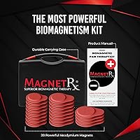Vista 3 de Kit de Imanes Neodimio Biomagnéticos MagnetRX – Imanes para Biomagnetismo Médico – Imán Dr Goiz para Biomagnetismo Par de Imanes Biomagnéticos