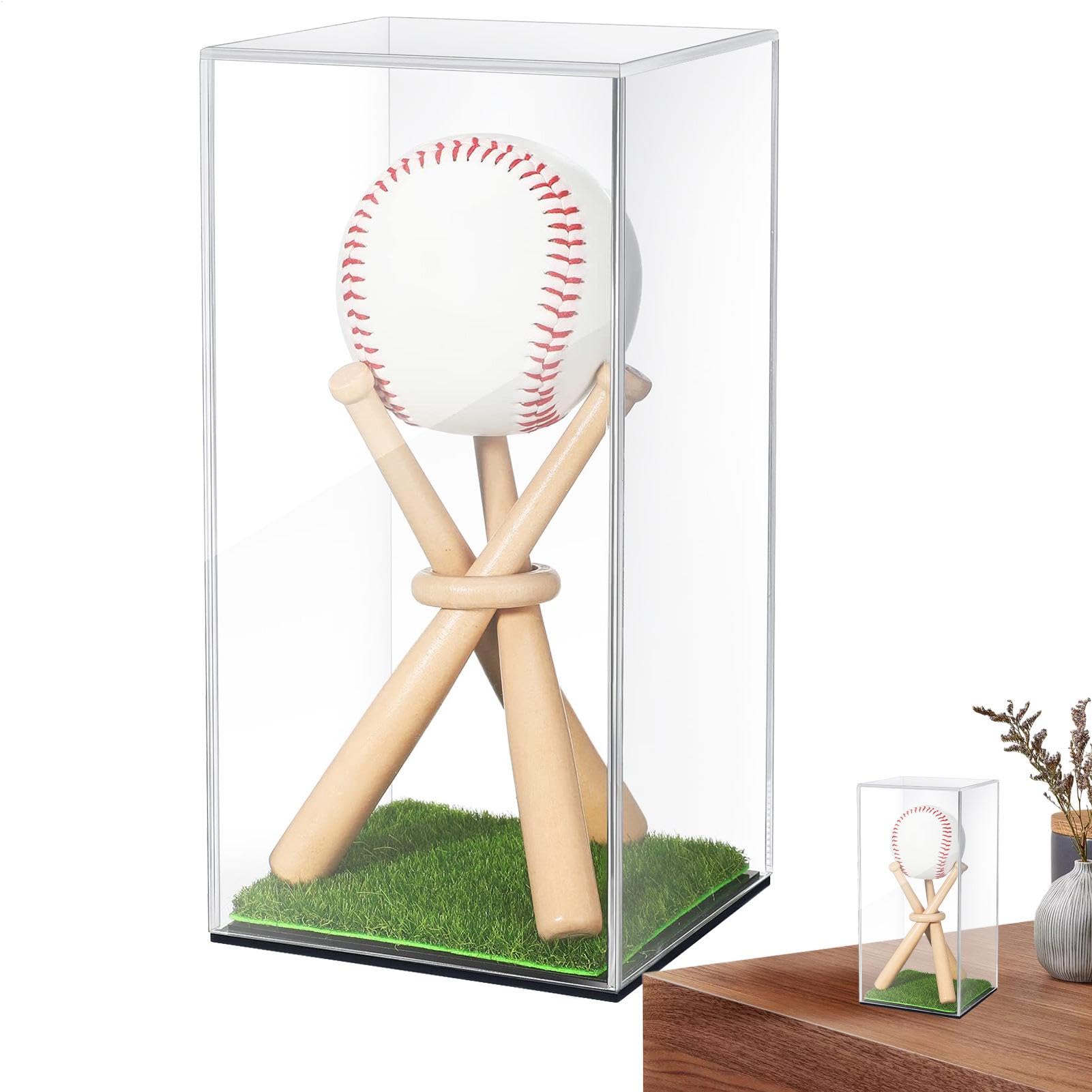 Boîtier d'affichage de baseball boîte acrylique transparente vitrine souvenirs