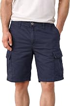 NOROZE Casual Cotton Chino Shorts Mens Combat Canvas Half Pant with Multi Pockets