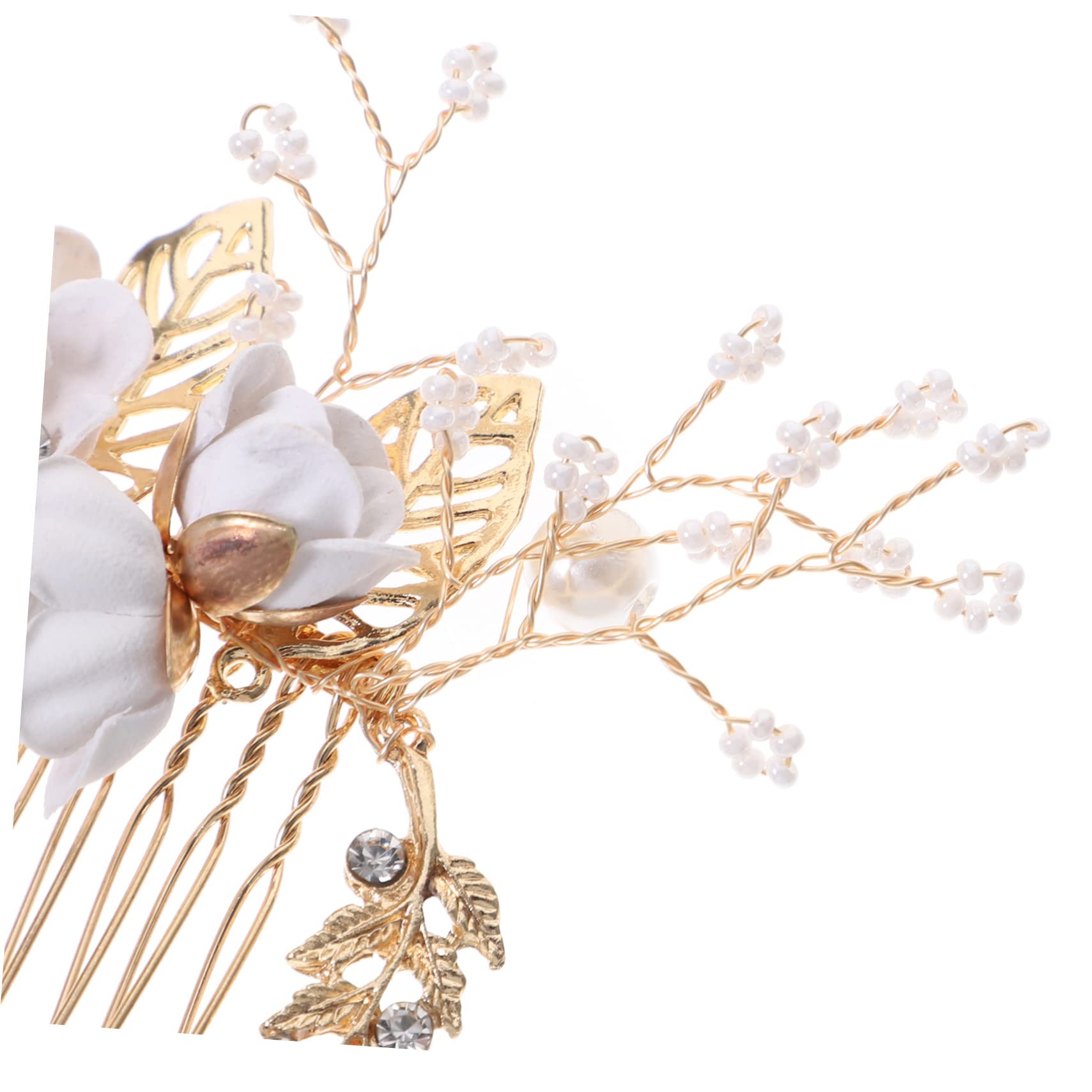 Abaodam 12pezzi Pettinini e Bacchette Floreali Per Accessori Da Sposa Eleganti Per Matrimoni e Occasioni Speciali