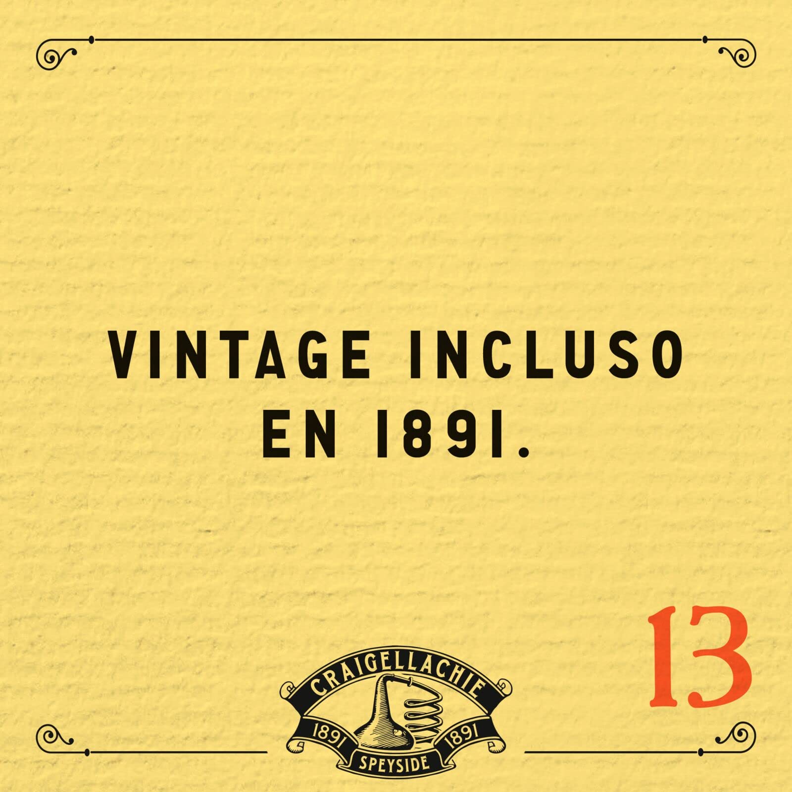 Craigellachie 13 Años Speyside Scotch Single Malt Whisky, 46 % vol., 700 ml, con estuche de regalo, Whisky terminado en barricas de jerez y bourbon, 70 cl