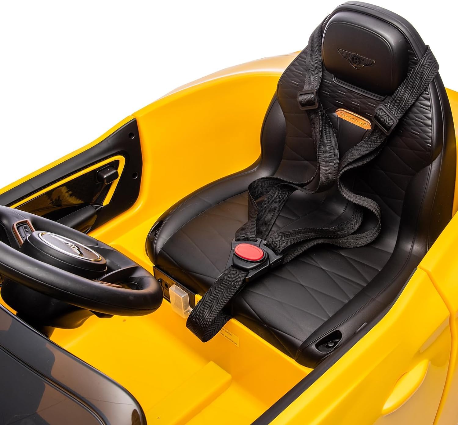 Auto Elettrica Per Bambini Bacalar 12V Con Licenza, Porte a Forbice, Sospensioni e 3 Velocità. Dotata Di Luci LED, Clacson, Lettore MP3 e Telecomando, Sicura Per Bambini 3-8 Anni.