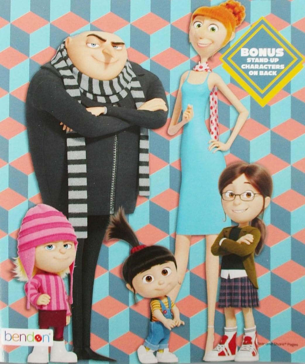 Gru and Lucy Coloring and Activity Book - 64 Pages