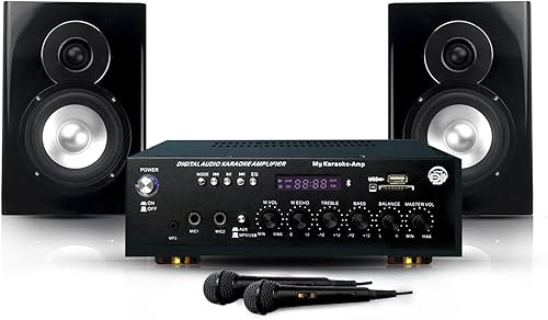 Pack Karaoke 150A a  A Boxen VerstA rker MICS Bluetooth USB SD