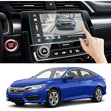 Moonlinks Screen Protector Compatible with Honda Civic Si Type R Hatchback Touring EX-L EX-T 2016-2018 7-Inch, 9H Hardness Anti Glare Scratch Tempered Glass Screen Protector