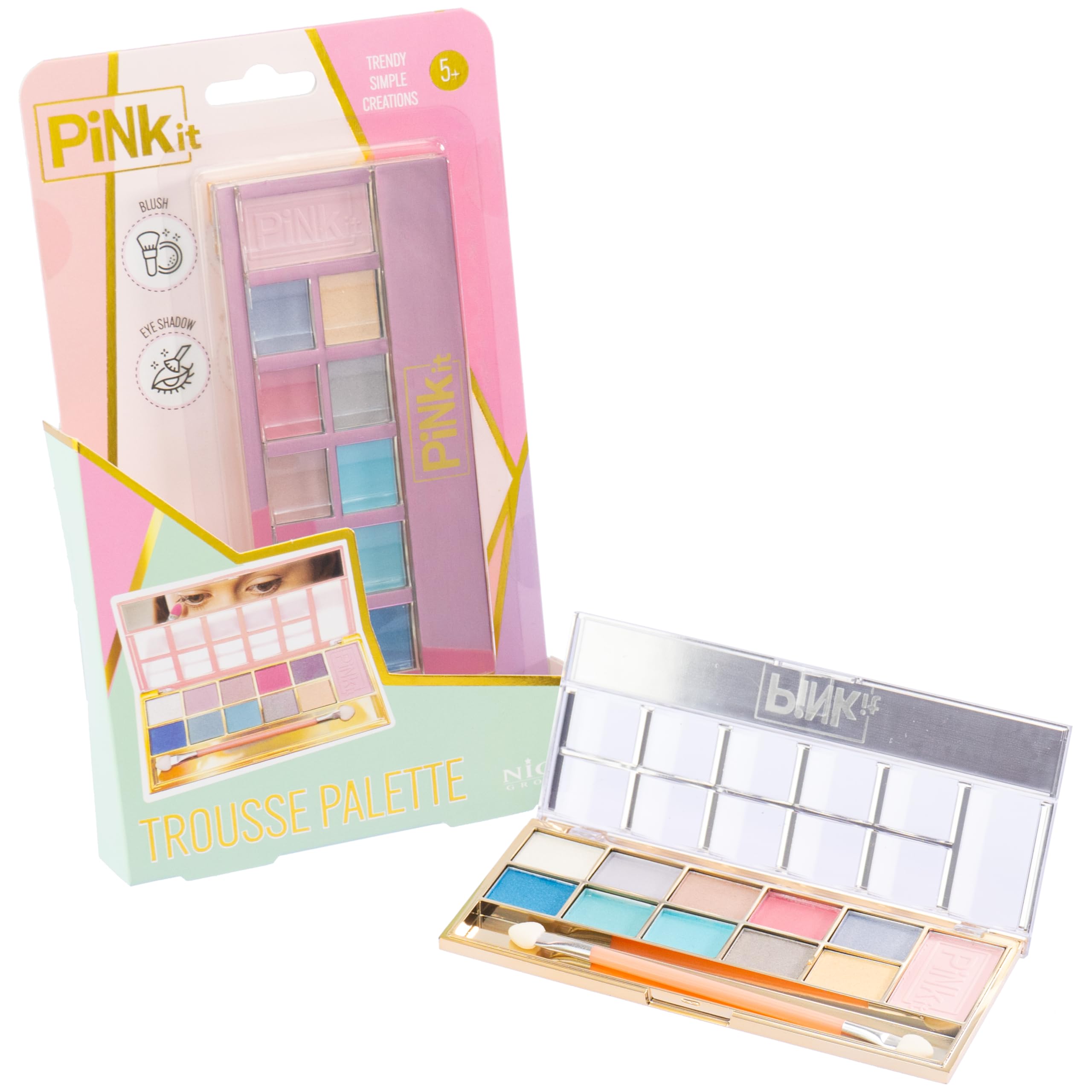 Nice Group - Pink It Trosse Palette Small, 1 Hard Case with Makeup