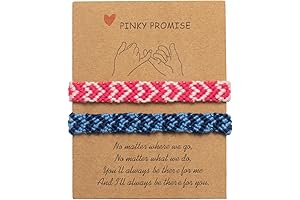ArenLot Couple Bracelets with Love Matching Heart Distance Friendship Bracelets Cute Bracelets...
