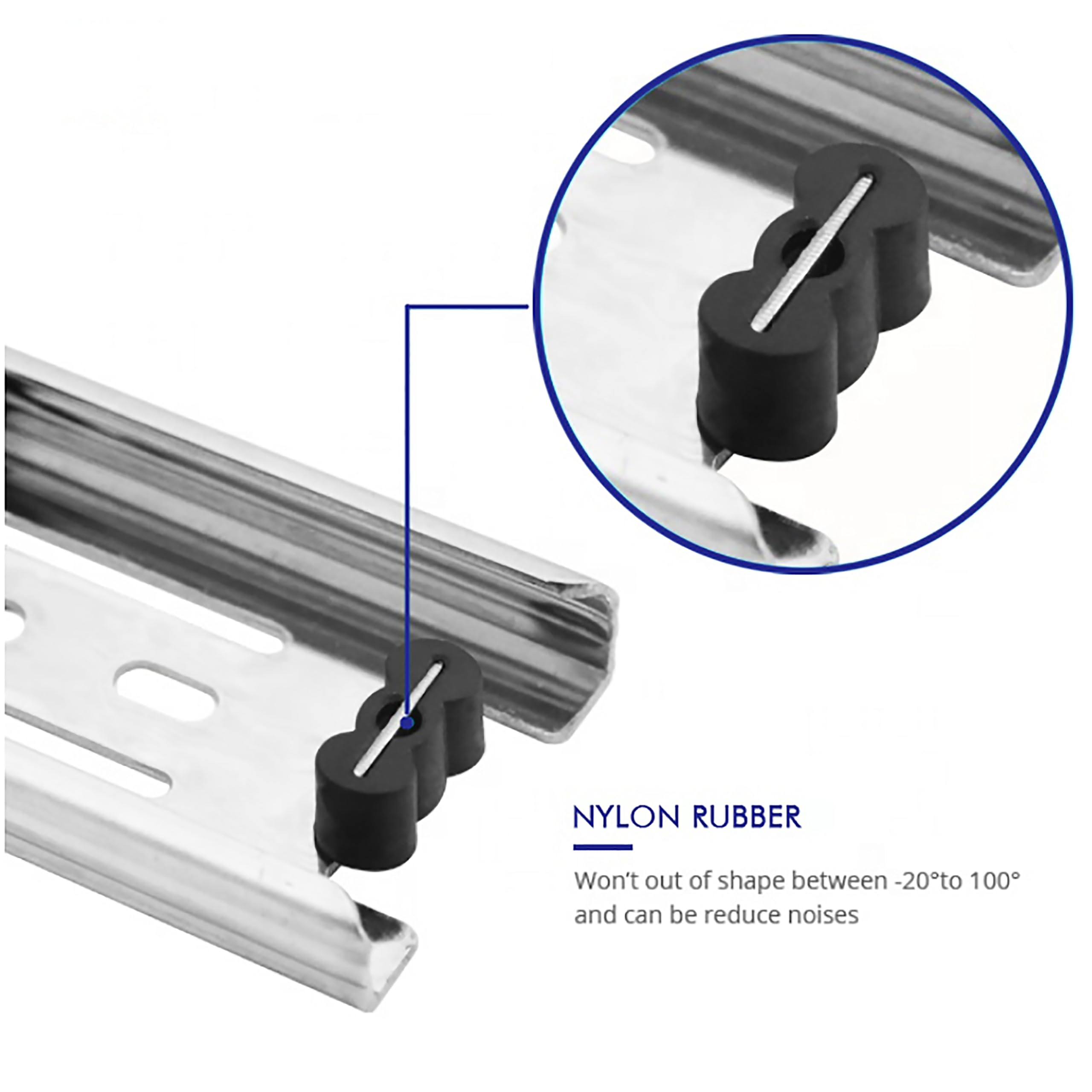 6 par 30-calowych osprzętu 3-częściowych łożysk kulkowych z pełnym przedłużeniem bocznych prowadnic do szuflad, nośność 45 kg