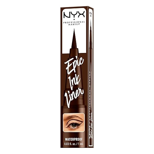 Miniatura 61 de NYX PROFESSIONAL MAKEUP - Delineador Epic Ink, delineador de ojos líquido impermeable, fórmula vegana - color negro
