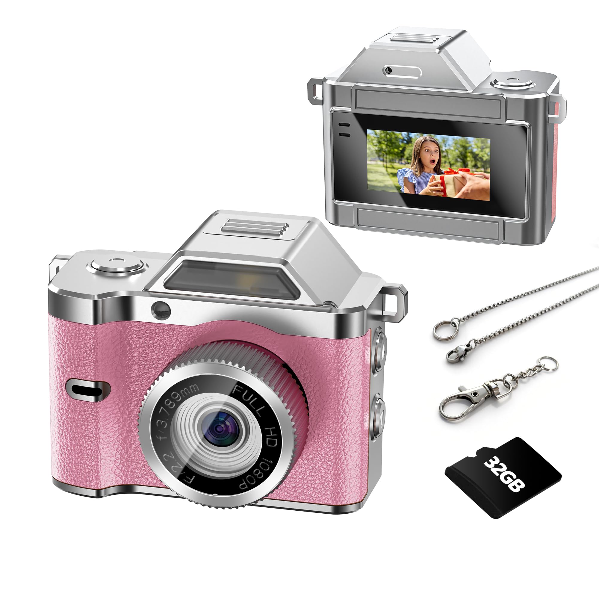 Amazon.com : OMK Mini Keychain Camera, 1080P Pocket-Size Camera