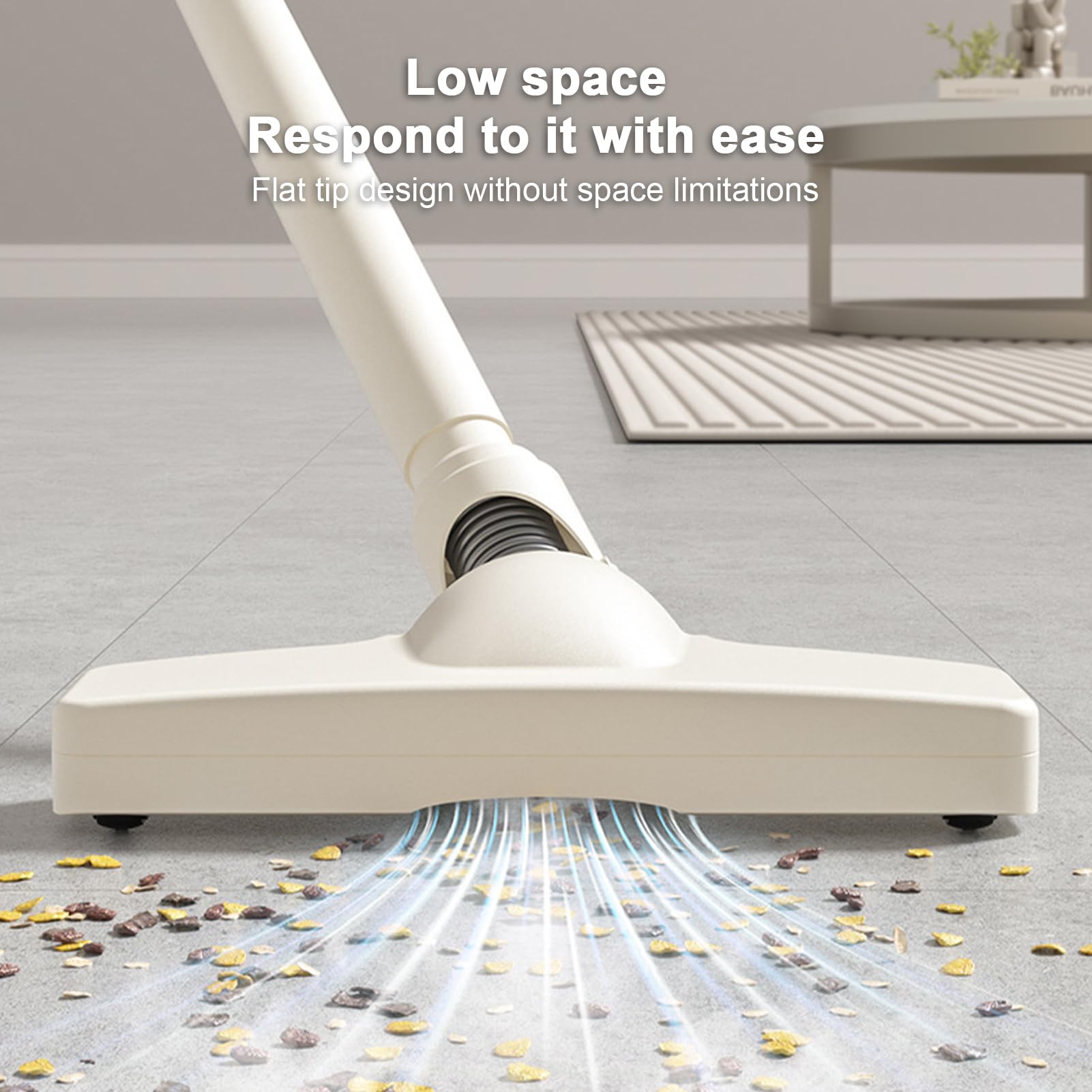 Aspiradora de mano - Potente succión de 120 W, limpiador , herramienta ergonómica para quitar el polvo | Aspiradora doméstica inalámbrica para alfombras de coche, suelos duros, limpieza rápida,