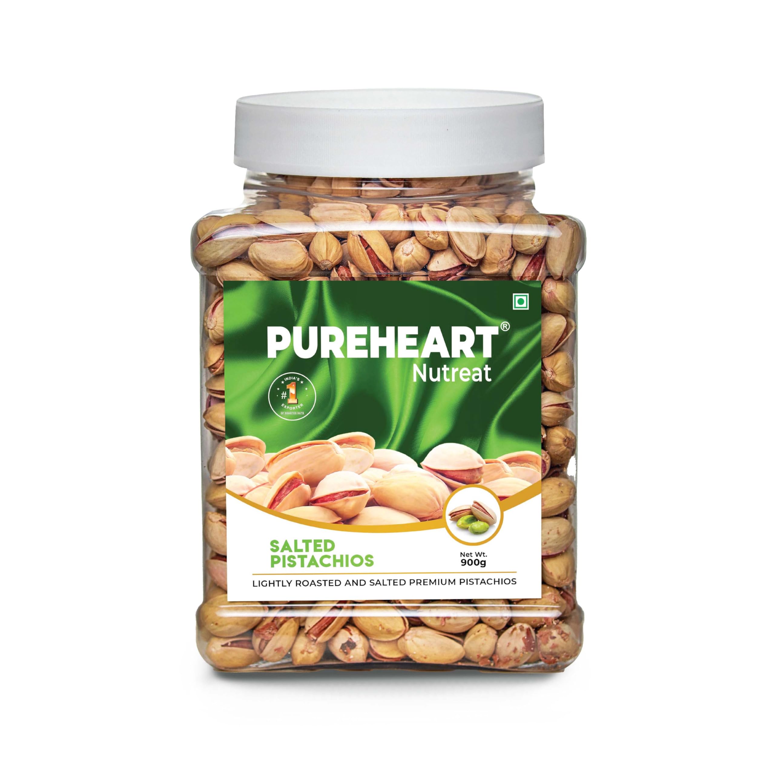 Pureheart Nutreat Salted Pistachios (1000 gm) Natural Premium Lightly Roasted Pista/Dry Fruit - Delicious & Crunchy - Reusable Jar (B0CKLJP9Z8) Amazon Price History, Amazon Price Tracker
