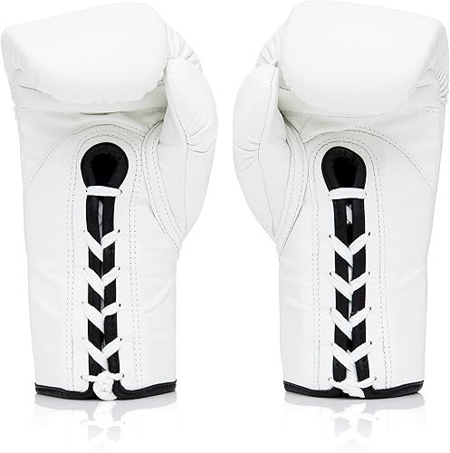 Miniatura 2 de Fairtex Guantes de cuero hechos a mano BGL6  Cierre de puño óptimo con un diseño de pulgar bloqueado  Cuero premium  Espuma de triple capa  Cierre