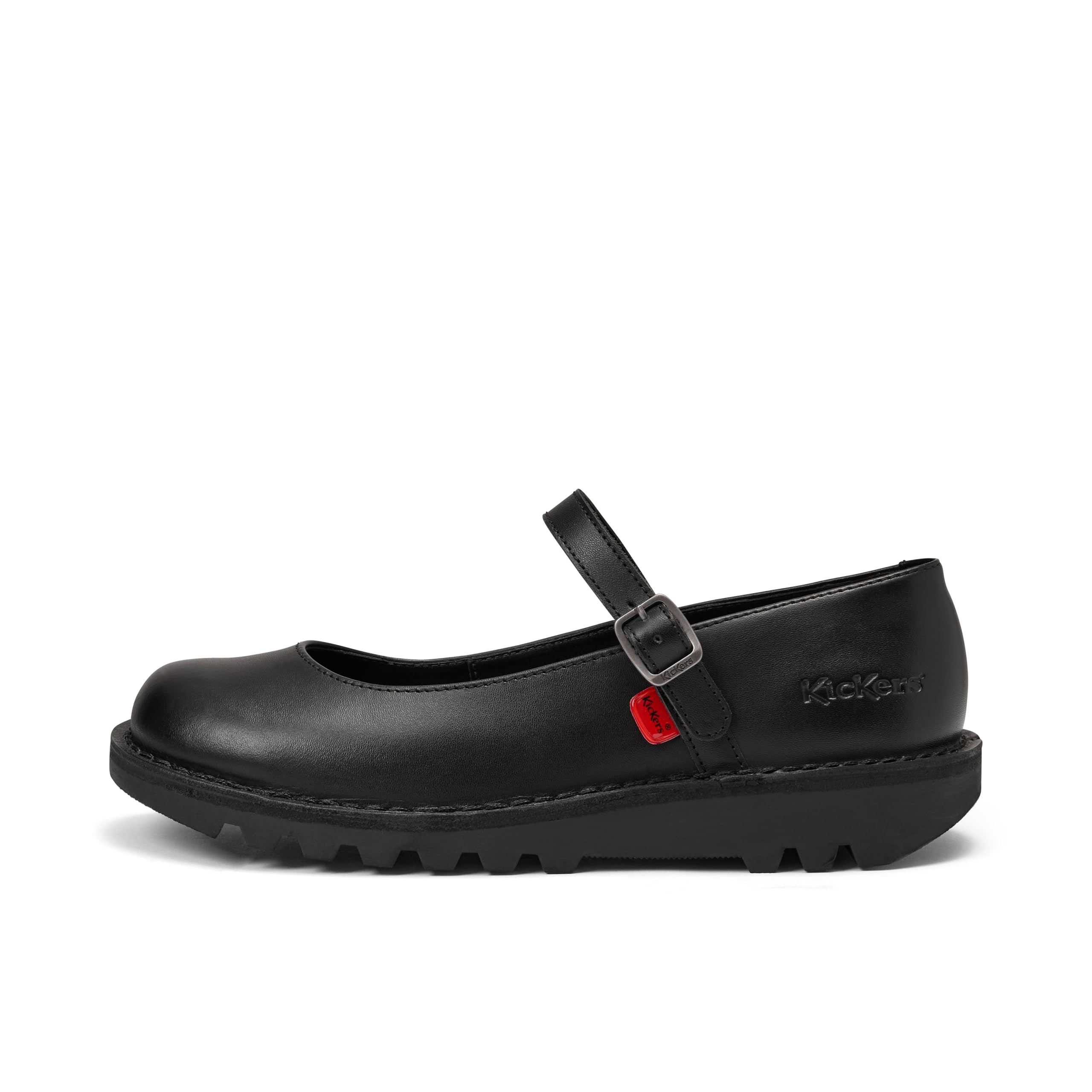 Kickers Women's Kick Mary Jane Mary Jane Shoe, Black, 4, UK