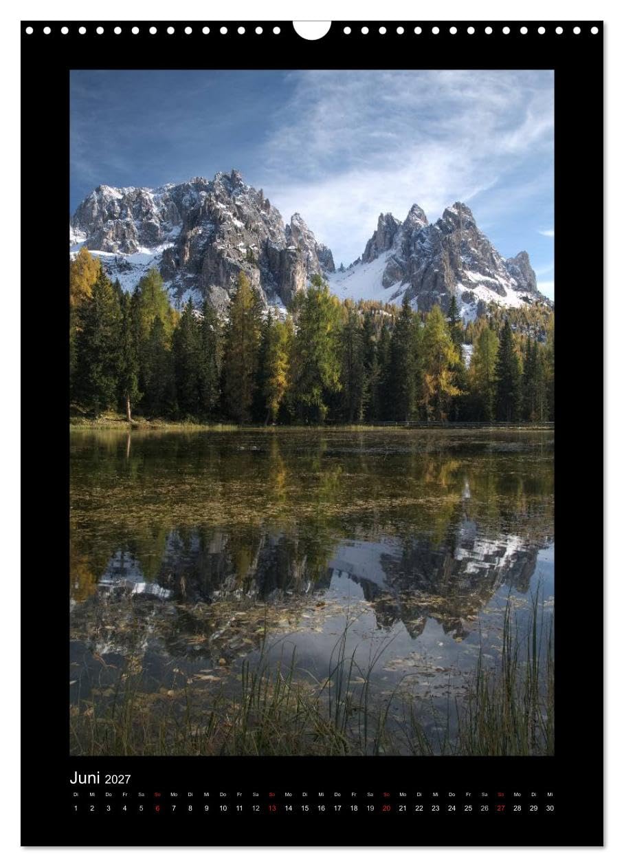 CALVENDO - Landschaft im Fokus - Bayern, Tirol und Südtirol (Wandkalender 2027 DIN A3 hoch), Monatskalender: Landschaftsmotive aus Bayern, Tirol und Südtirol