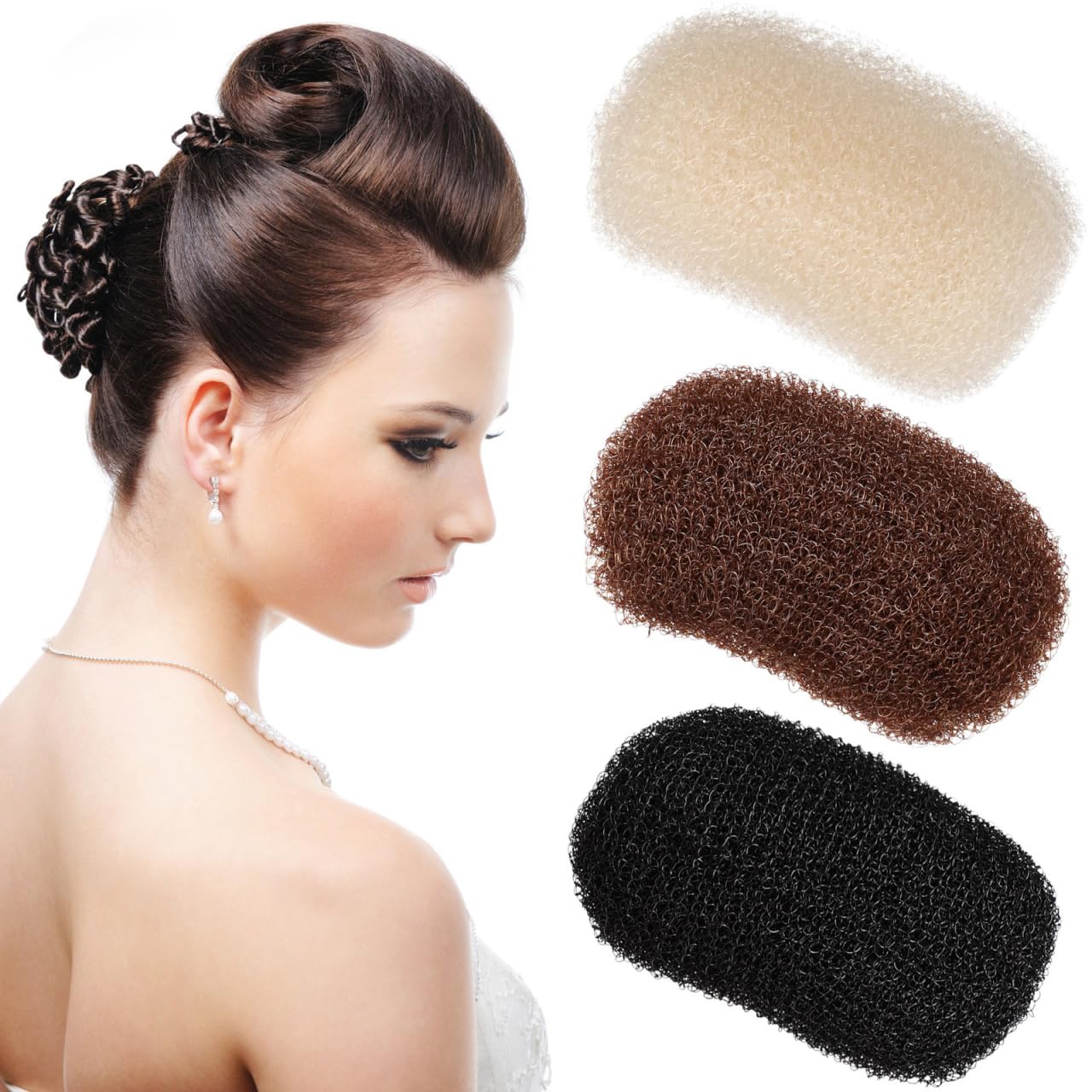Lurrose Hair Volume Bump Inserts - Breathable Styling Tools