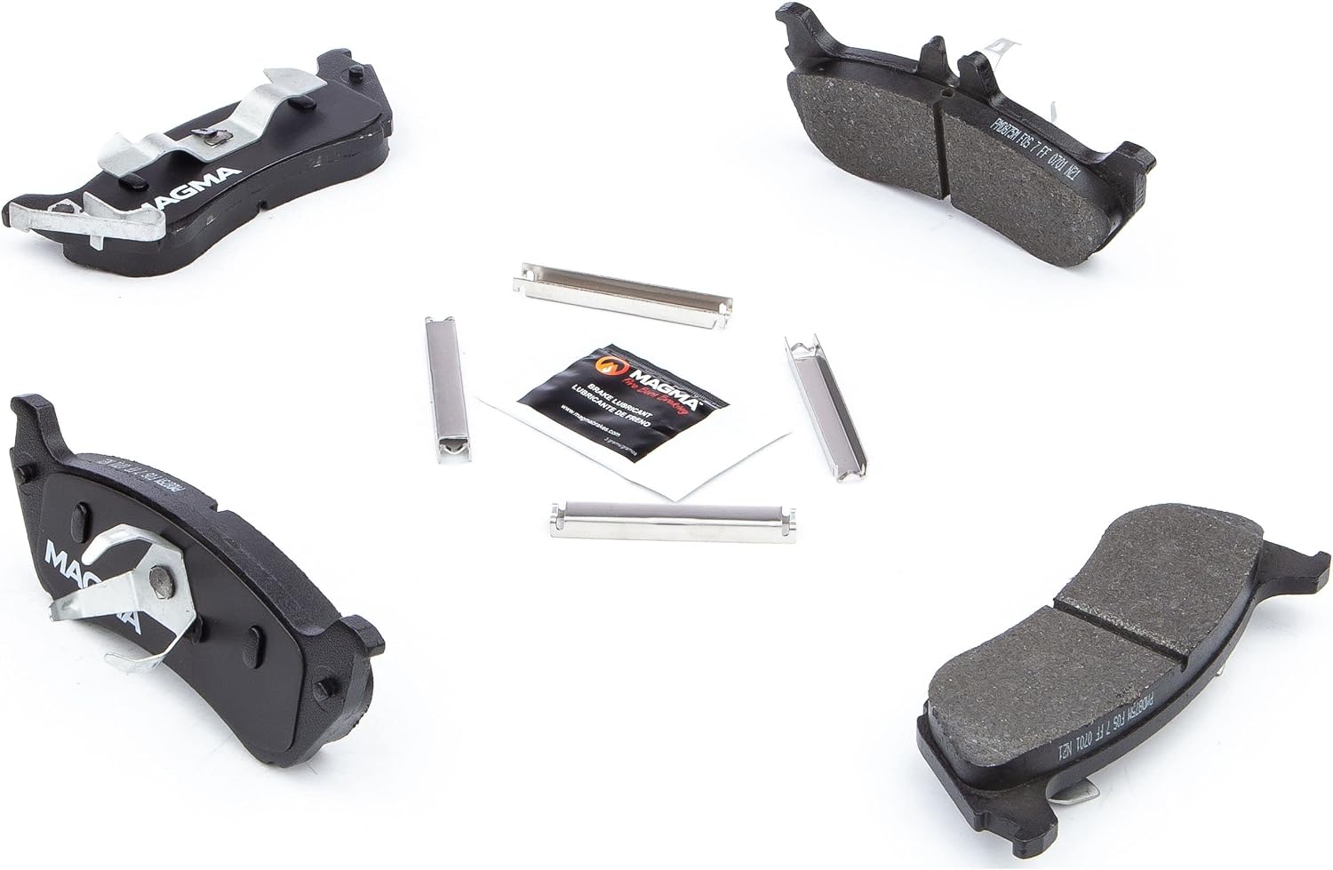 MAGMA Premium PMD875M Semi-Metallic Brake Pads, Rear