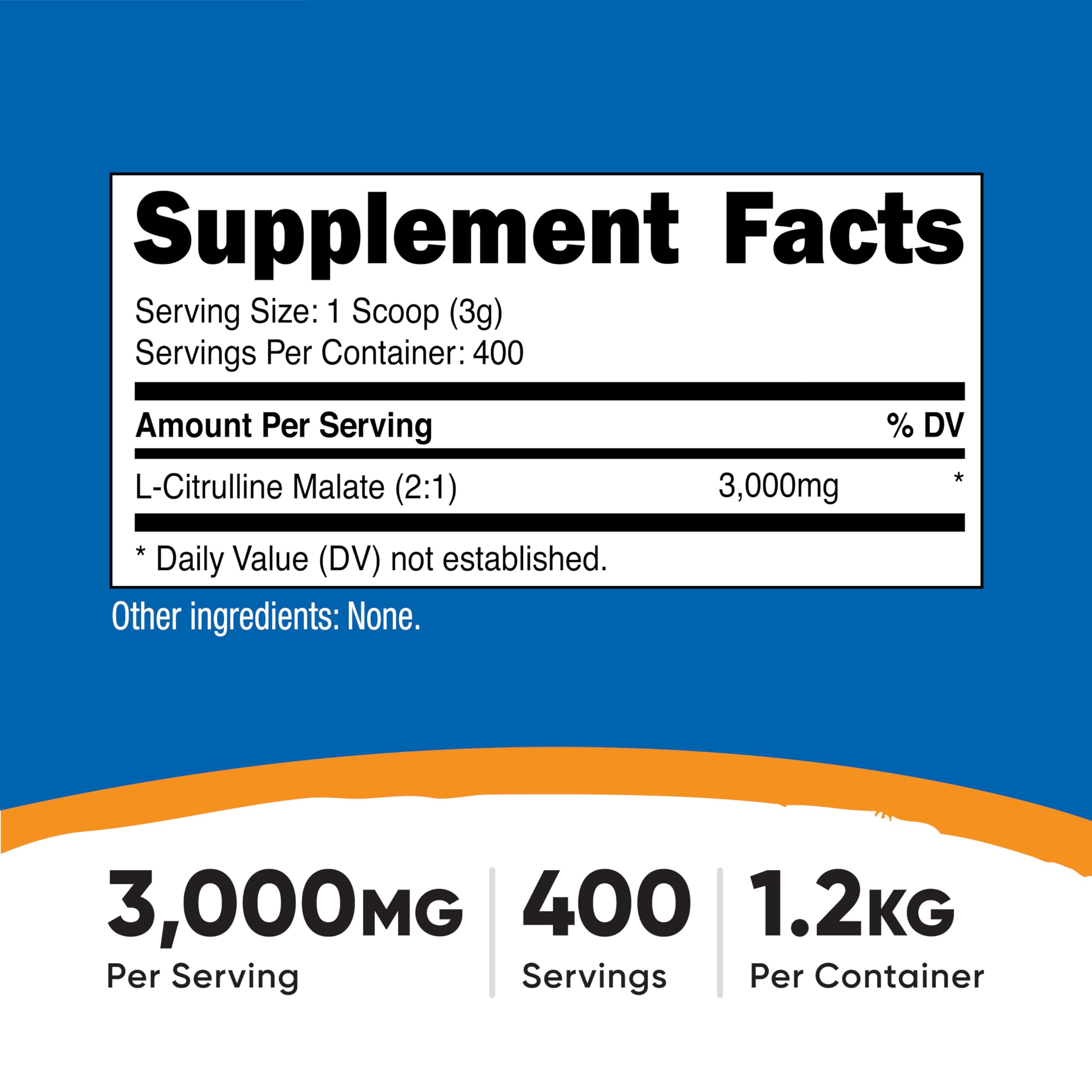 Nutricost L-Citrulline Malate Powder (2:1) 1.2KG — Amazon image 2
