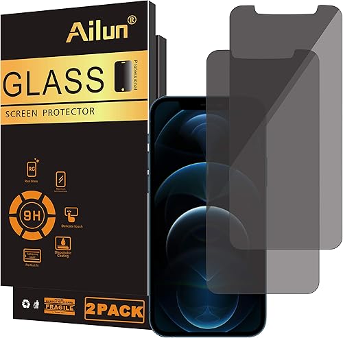 Miniatura 52 de Ailun Protector de pantalla de privacidad para iPhone 14 Plus/iPhone 13 Pro Max [pantalla de 6.7 pulgadas] 2 unidades de vidrio templado privado