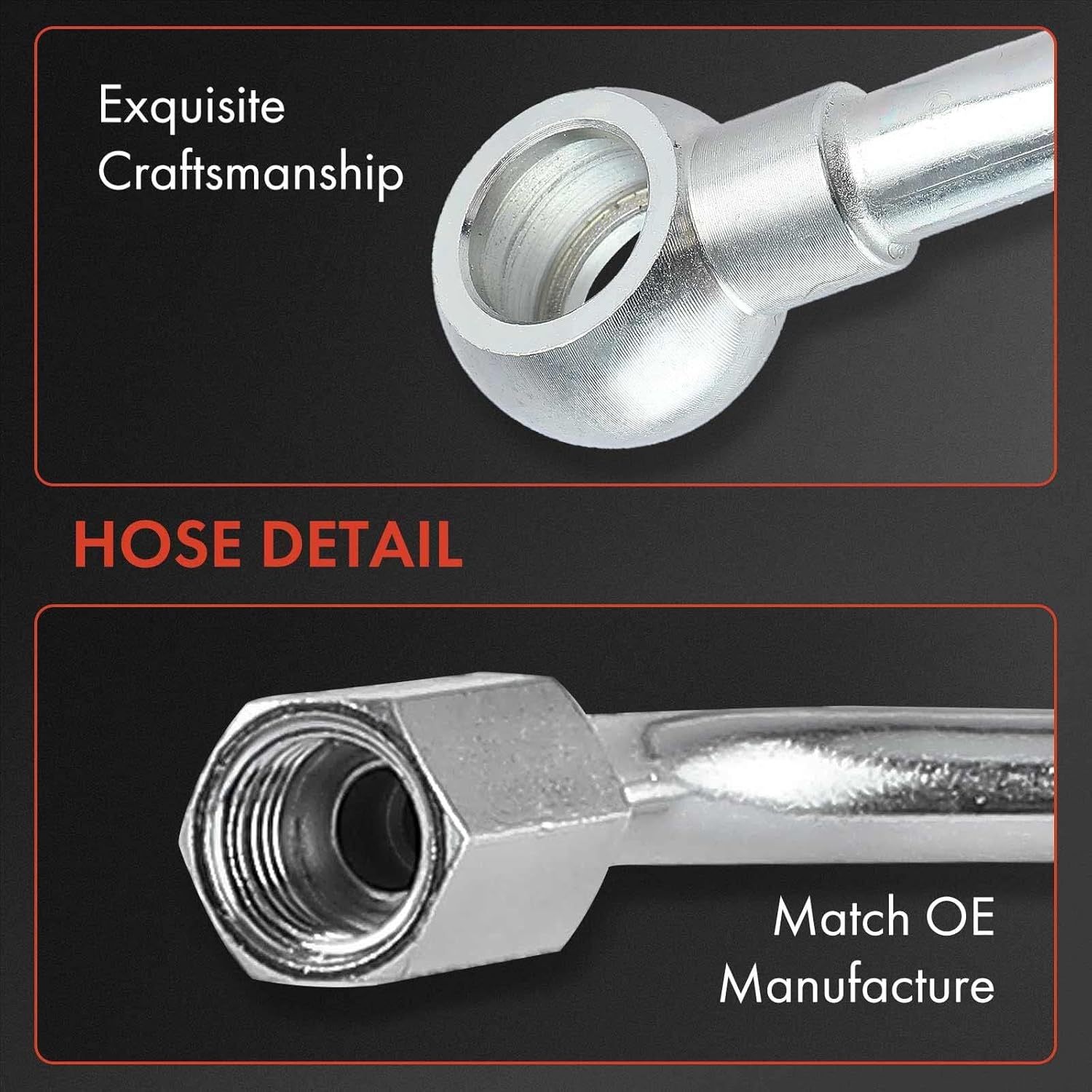 A-Premium Power Steering Pressure Hose Line Assembly Compatible with Subaru Legacy 1997 1998 1999, H4 2.2L 2.5L, From Pump