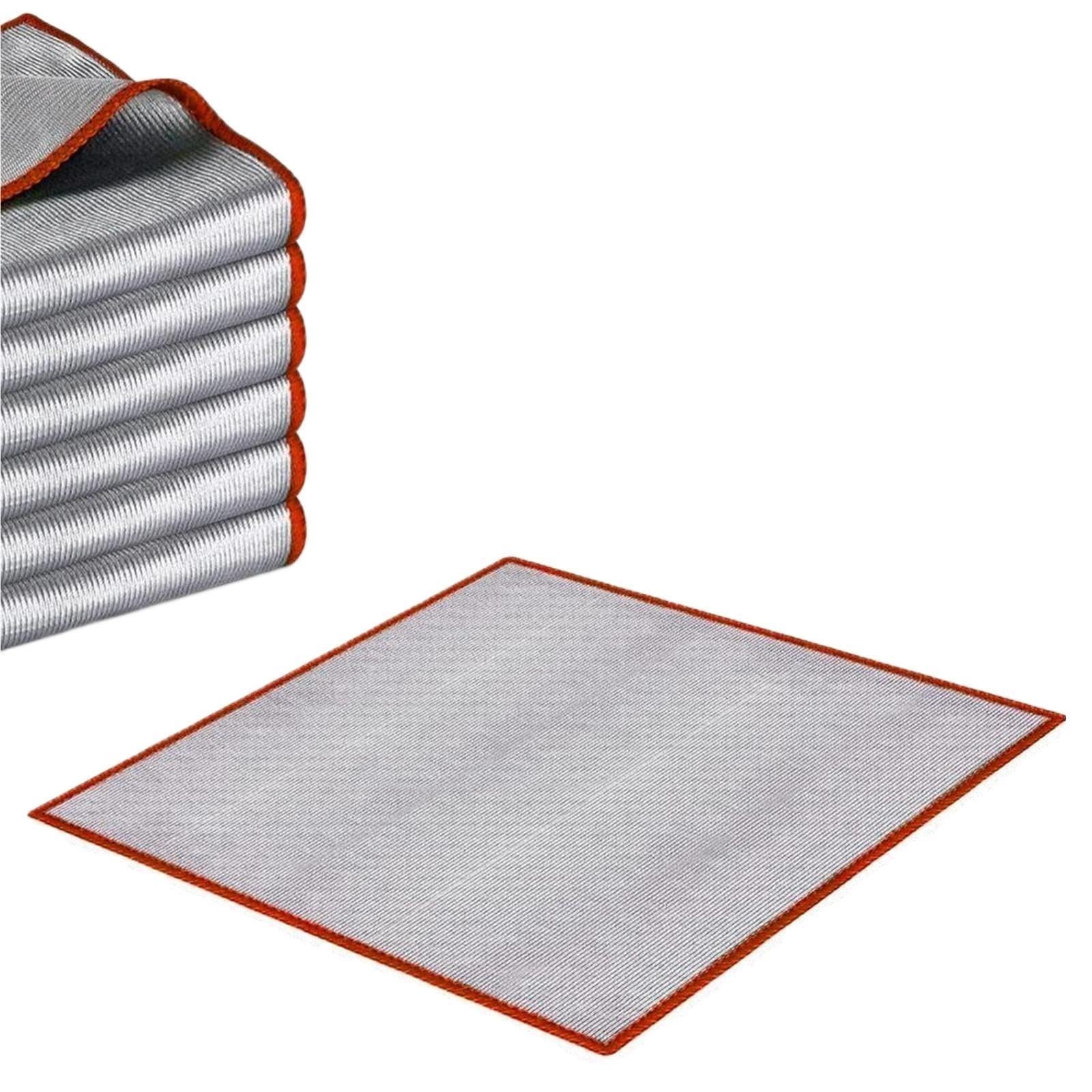 Serviette à récurer en Acier Double Face épaissie 6 pièces