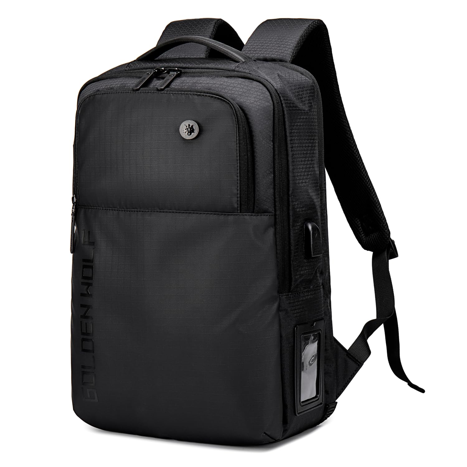 Golden Wolf Backpack for Men 19L 15.6" Office Laptop Backpack with Separate Electronic Compartment & Multi-pocket, Medium Light-travel Business Laptop Bag for Daypack Casual College, Black (B0D9B8KDPZ) Amazon Price History, Amazon Price Tracker