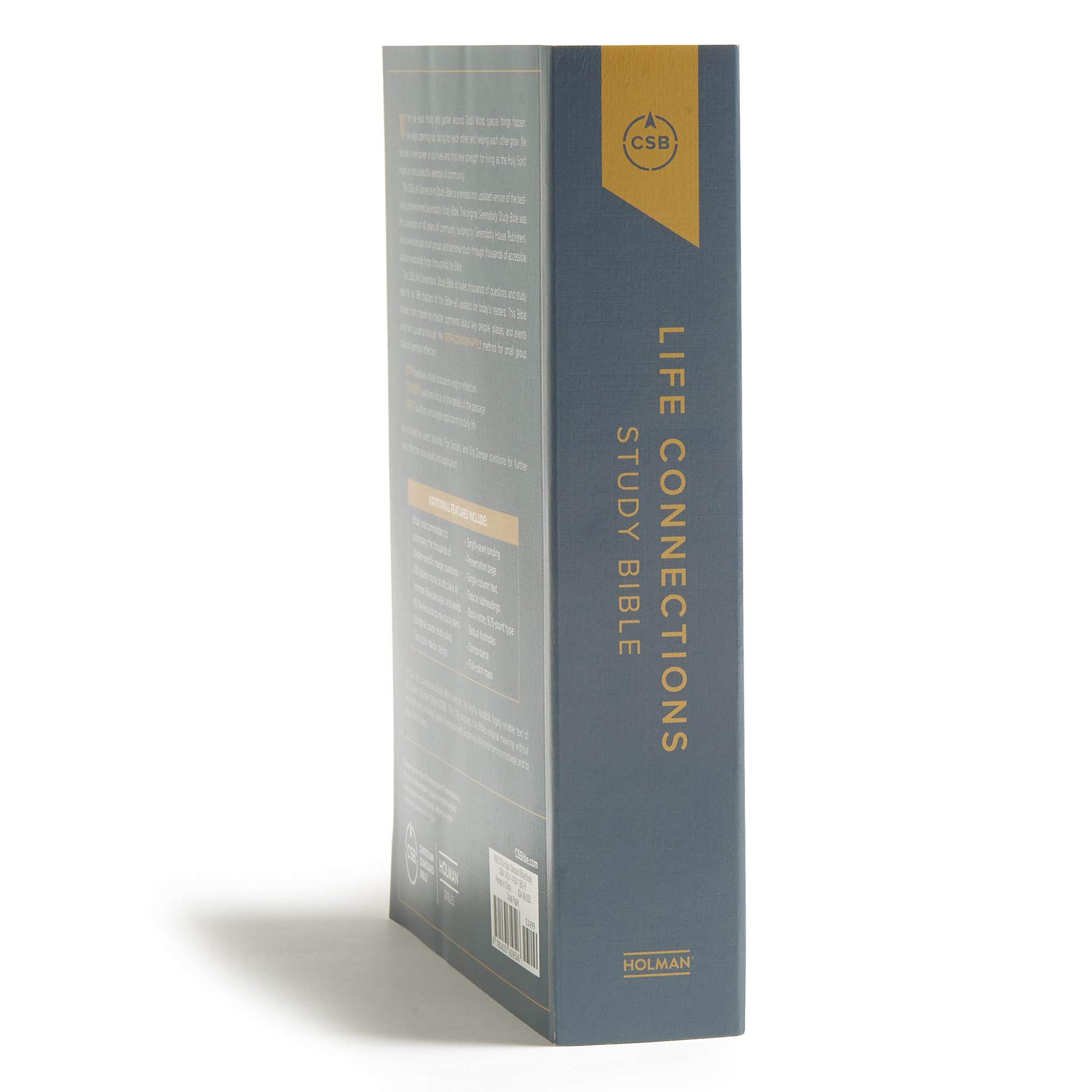 CSB Life Connections Study Bible, Trade Paper, Black Letter, Study Notes and Commentary, Margin Questions, Icons, Small Groups, Easy-to-Read Bible Serif Type - Image 3