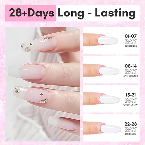 Vista 73 de Makartt - Gel de uñas de polietileno, 1.7 oz (50 ml), constructor, extensión, fortalecedor, gel de color duro, multifuncional, larga duración, fácil