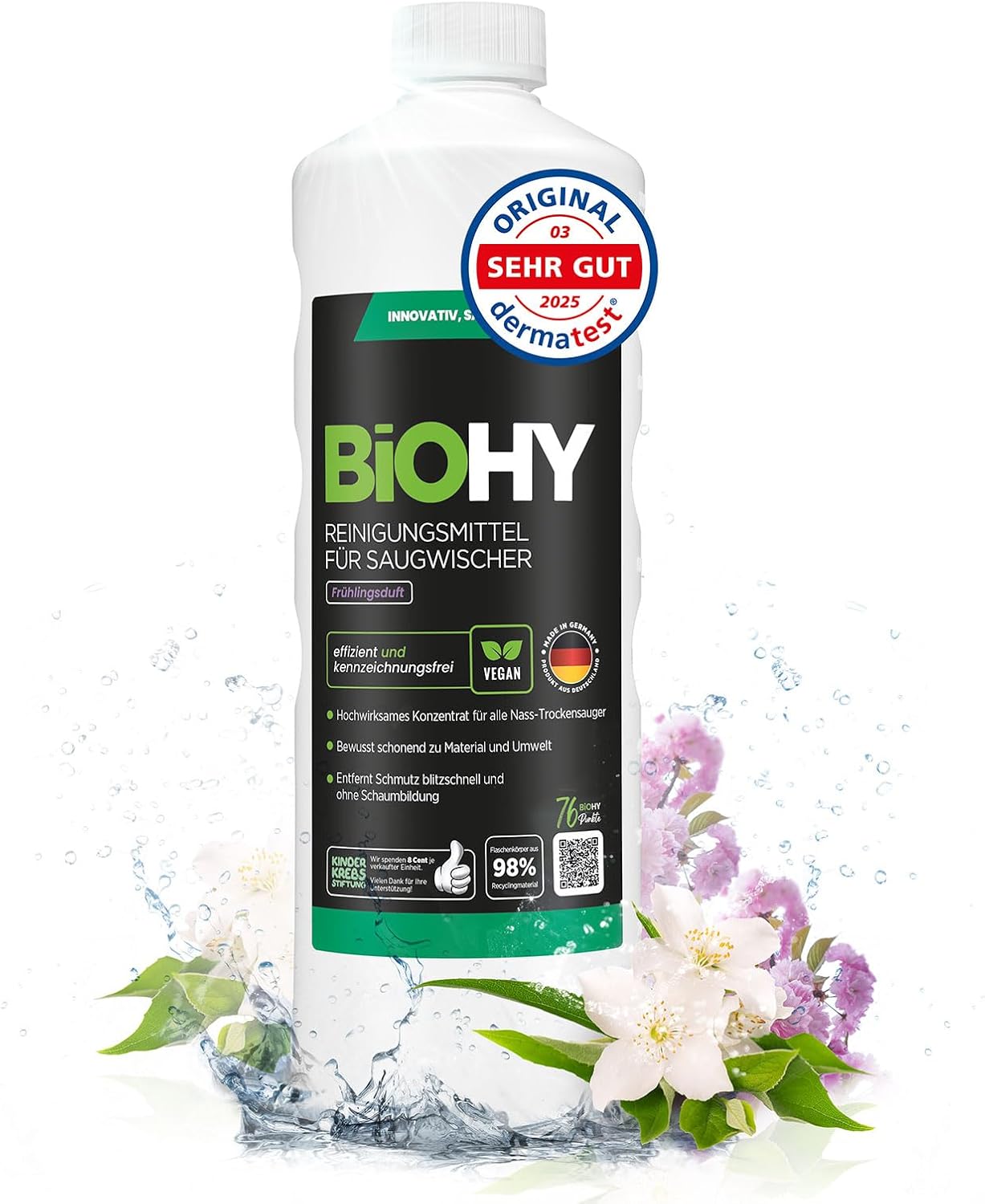 Onbekend BiOHY Cleaner for vacuum cleaners with a fresh spring  accessoire voor tapijtreiniger