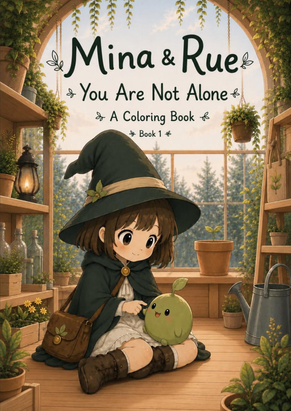 Mina & Rue: You Are Not Alone: A Coloring Book