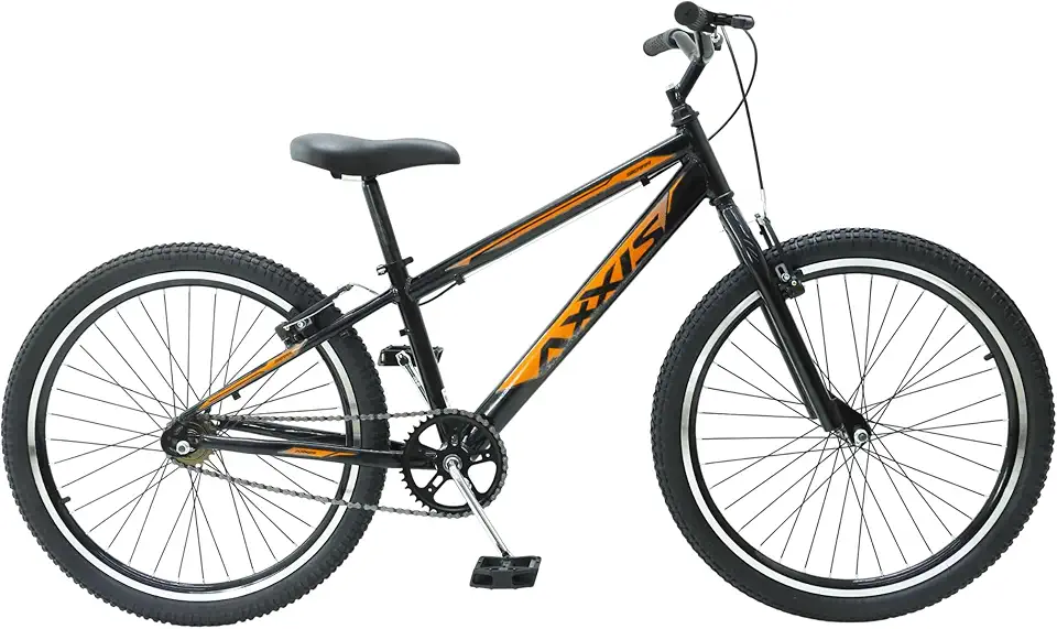 Bicicleta Aro 24 Axxis Juvenil Quadro Alumínio Aro Aero Freio V-Brake