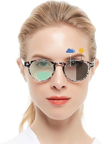 OCCI CHIARI Lentes de lectura bifocales fotocromáticos para mujer, lentes de sol de transición redonda con protección UV para lectura disponible en Yaxa Colombia
