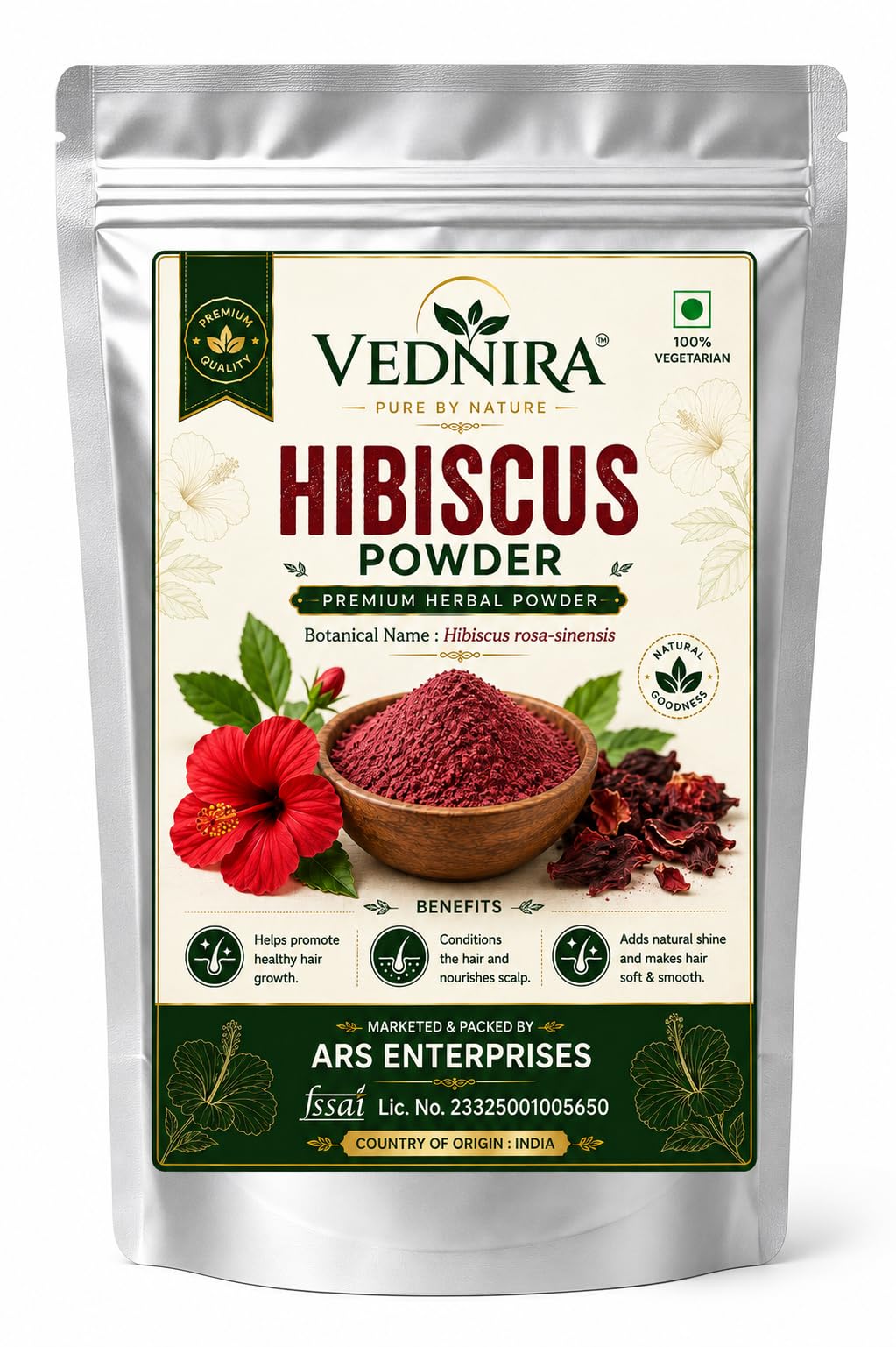 Hibiscus (Gudhal) Powder 100g | 100% Natural Herbal Hair Care | Pure Hibiscus for Scalp, Strong Roots, Shine & Conditioning | DIY Hair Mask, Flower Powder for Healthy Looking Hair-image-22