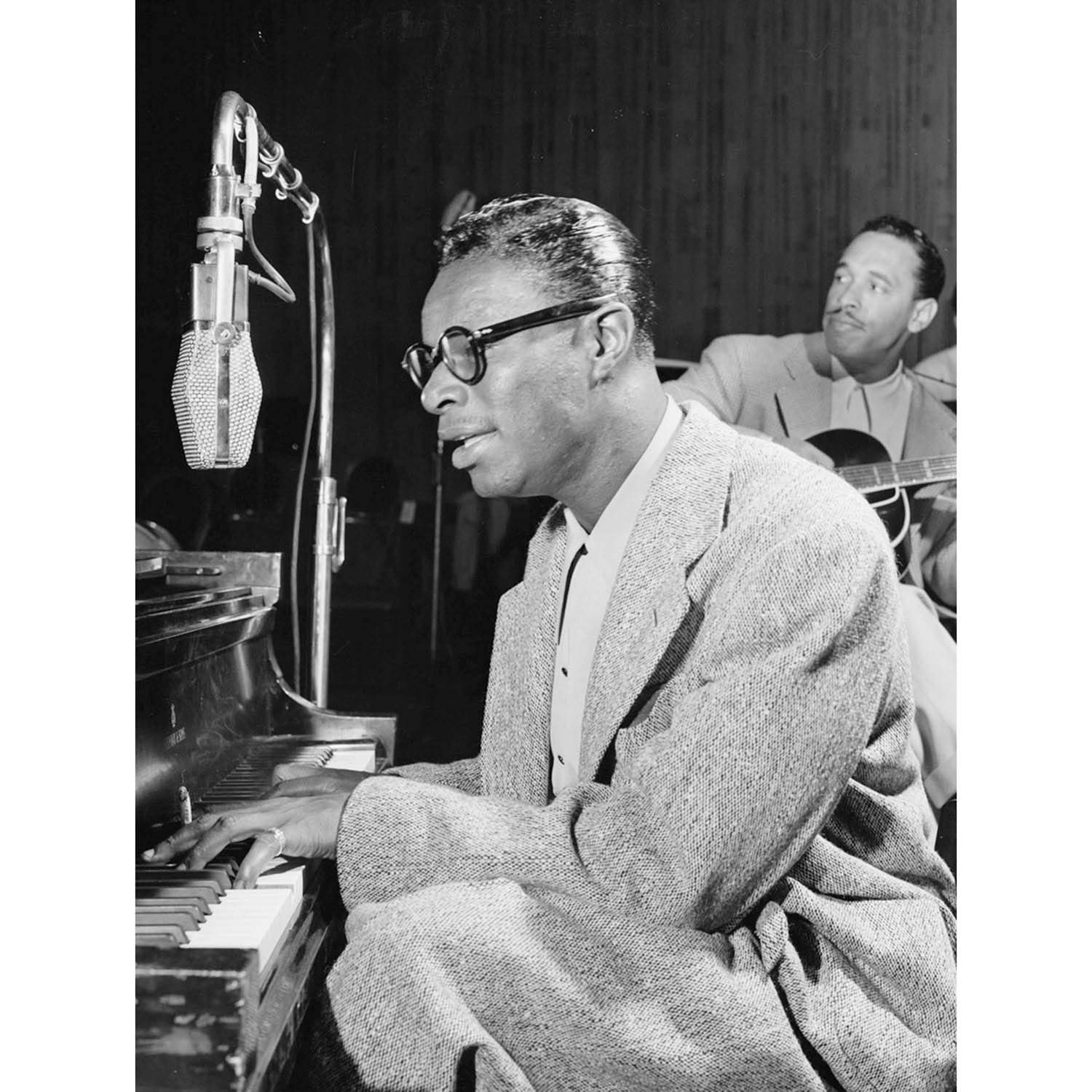 Wee Blue Coo VINTAGE PHOTOGRAPH MUSIC LEGEND NAT KING COLE PIANO POSTER ART PRINT