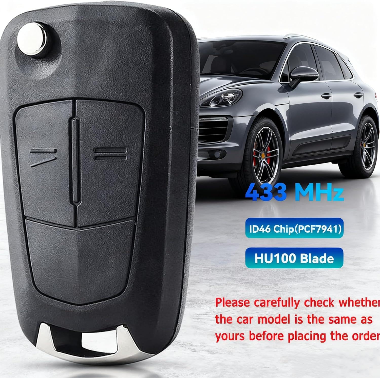 BOÎTIER DE REMPLACEMENT de clé pliante, pour Opel Corsa D Zafira B BOÎTIER DE REMPLACEMENT de clé pliante, pour Opel Corsa D Zafira B