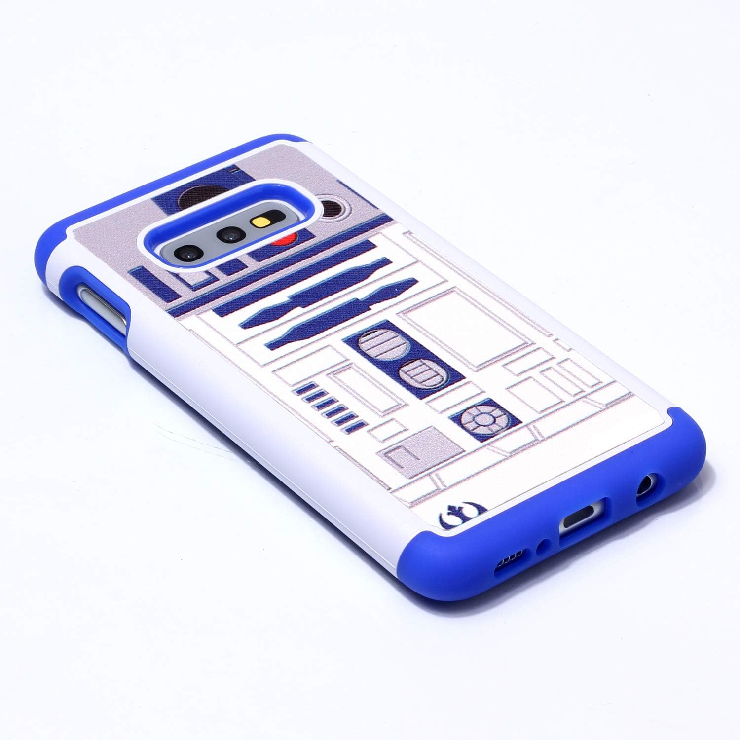Galaxy S10e Phone Case - R2D2 Droid Robot Pattern Shock-Absorption Hard PC and Inner Silicone Hybrid Dual Layer Armor Defender Protective Case Cover for Samsung Galaxy S10e 5.8 inch 2019