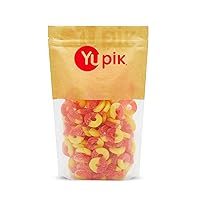 Vista 13 de Yupik Caramelos de cereza agria, 2.2 lb (35.2 oz), paquete de 6, bolas con sabor a cereza, dulces y ácidos, gomitas rojas masticables, dulces