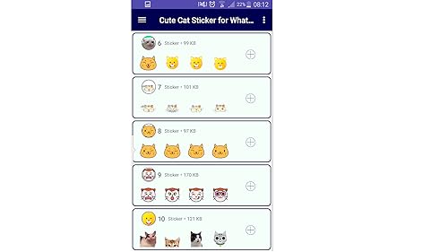 Cute Cat Sticker for Whatsapp